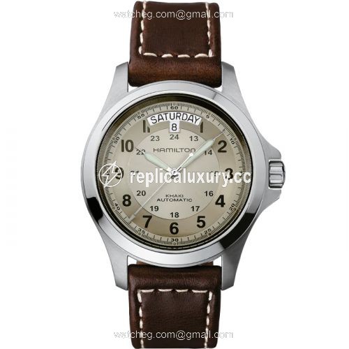 Hamilton Khaki Field King Auto 40 Stainless Steel / Beige H64455523