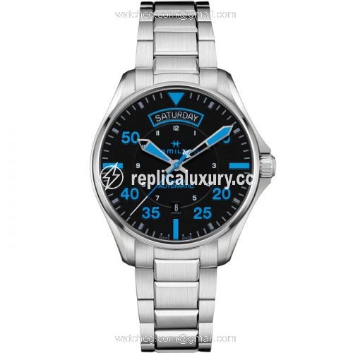 Hamilton Khaki Aviation Pilot Day-Date - Air Zermatt Auto / Bracelet H64625131