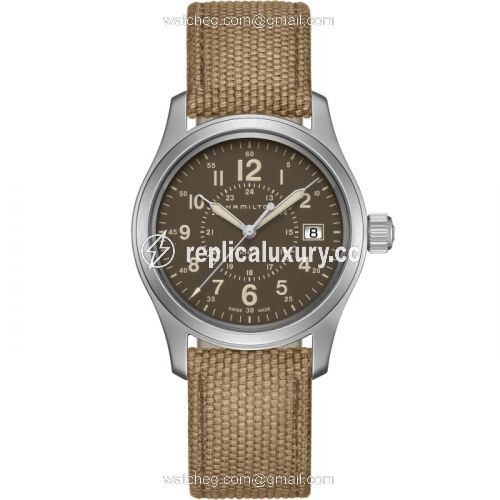 Hamilton Khaki Field Quartz 38 Stainless Steel / Brown H68201993