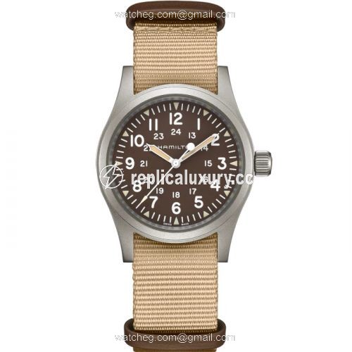 Hamilton Khaki Field Mechanical 38 Brown H69439901