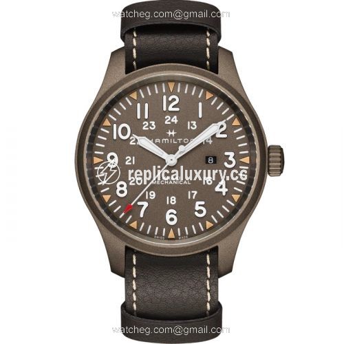 Hamilton Khaki Field Mechanical 50 PVD / Brown H69829560