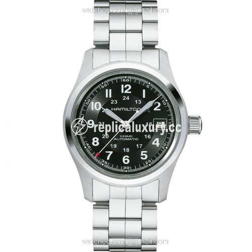 Hamilton Khaki Field Automatic 38 Stainless Steel / Black / Bracelet H70455133