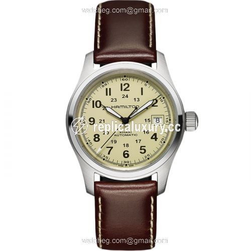 Hamilton Khaki Field Automatic 38 Stainless Steel / Beige H70455523