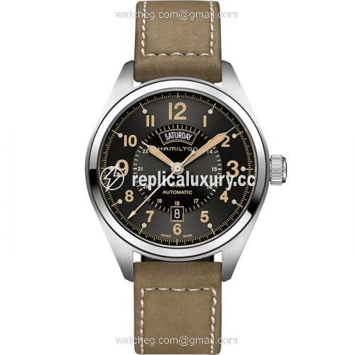 Hamilton Khaki Field Day Date Auto Stainless Steel / Black H70505833