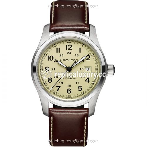 Hamilton Khaki Field Automatic Stainless Steel / Beige H70555523