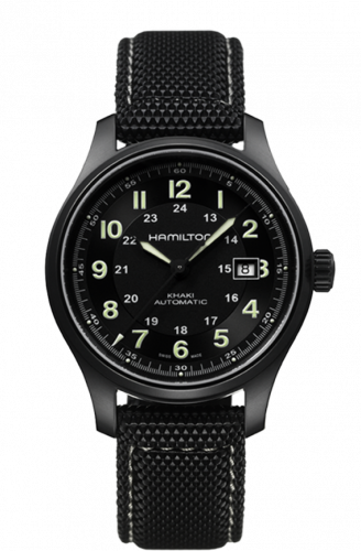 Hamilton Khaki Field Titanium Auto Black H70575733