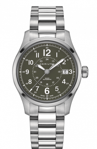 Hamilton Khaki Field Automatic 40mm Green / Bracelet H70595163