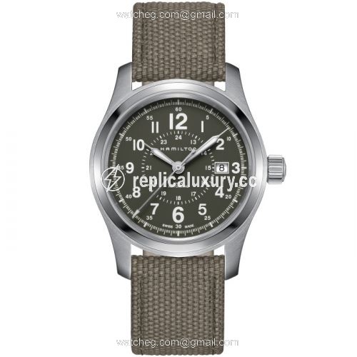 Hamilton Khaki Field Auto 42 Stainless Steel / Green H70605963