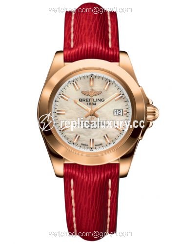 Breitling Galactic 32 Sleek Edition Rose Gold / Pearl / Sahara H7133012.A802.209X