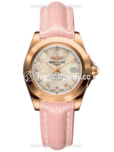 Breitling Galactic 32 Sleek Edition Rose Gold / Pearl / Sahara H7133012.A802.238X