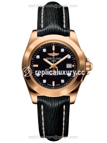 Breitling Galactic 32 Sleek Edition Rose Gold / Trophy Black Diamond / Sahara H7133012.BF64.208X