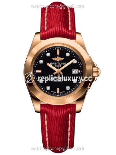 Breitling Galactic 32 Sleek Edition Rose Gold / Trophy Black Diamond / Sahara H7133012.BF64.209X