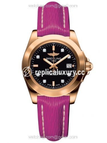 Breitling Galactic 32 Sleek Edition Rose Gold / Trophy Black Diamond / Sahara H7133012.BF64.241X