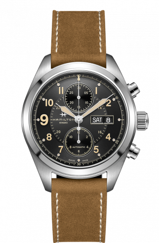 Hamilton Khaki Field Automatic Chronograph Steel / Black H71616535