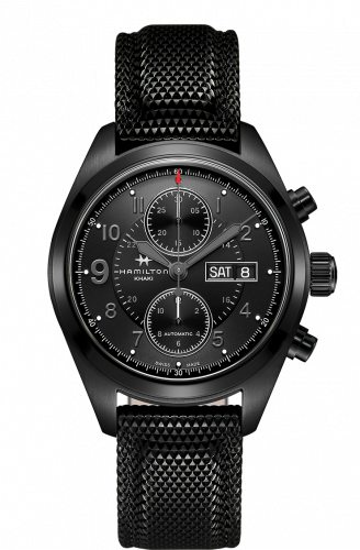 Hamilton Khaki Field Automatic Chronograph PVD / Black H71626735