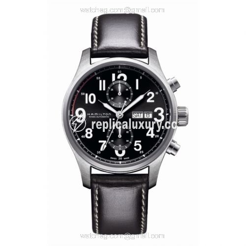 Hamilton Khaki Officer Auto Chrono H71716533