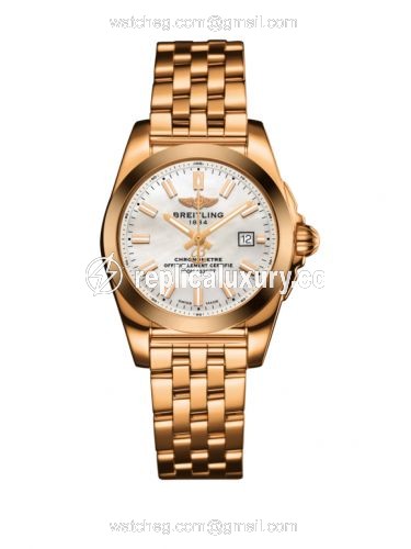 Breitling Galactic 29 Rose Gold / Pearl / Bracelet H7234812.A791.791H