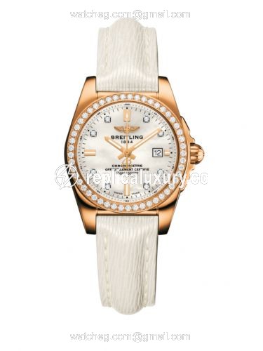 Breitling Galactic 29 Rose Gold / Diamond / Pearl Diamond / Sahara H7234853.A792.274X