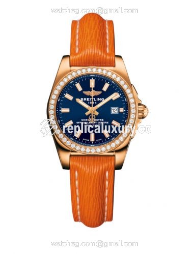 Breitling Galactic 29 Rose Gold / Diamond / Horizon Blue / Sahara H7234853.C950.270X