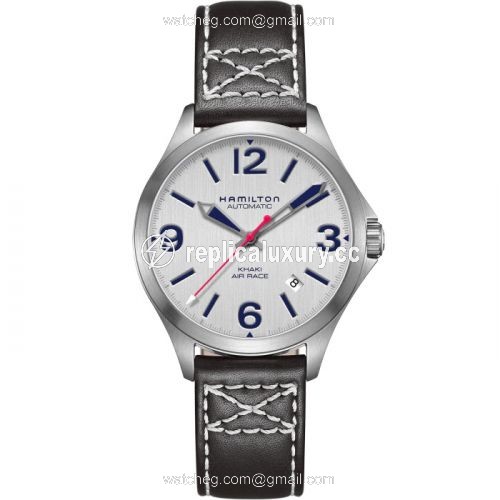 Hamilton Khaki Aviation Air Race Auto 38 Grey H76225751