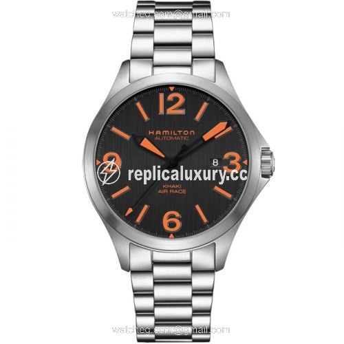 Hamilton Khaki Aviation Air Race 42 Auto Black / Bracelet H76535131