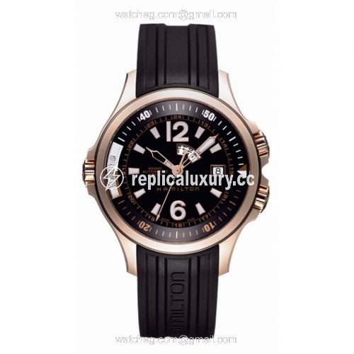Hamilton Khaki Navy GMT H77545735