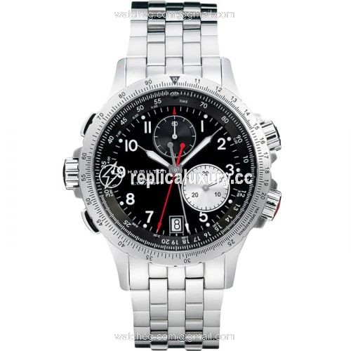 Hamilton Khaki Aviation ETO Black / Bracelet H77612133