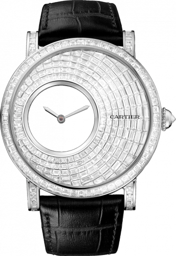 Cartier Rotonde de Cartier Mysterious Hour White Gold / Baguette HPI00889