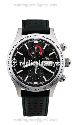 Ball Watch Fireman Storm Chaser Stainless Steel / Black / Calf CM2092C-L-BK
