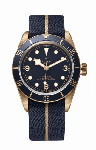 Tudor Heritage Black Bay Bronze / Bucherer Blue / Fabric 79250bb-0001