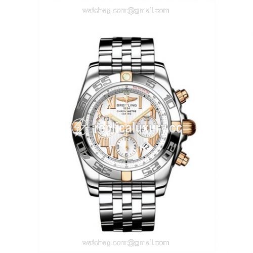 Breitling Chronomat 44 Two Tone Minor / Silver IB011012.A692