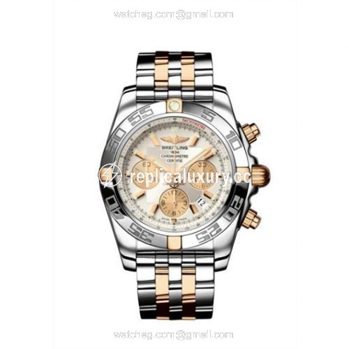 Breitling Chronomat 44 Two Tone Minor / Cream IB011012.G687
