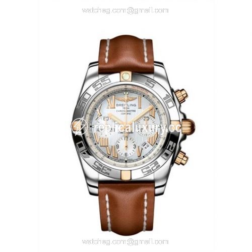 Breitling Chronomat 44 Rose Two Tone Minor / MOP IB011012.G693