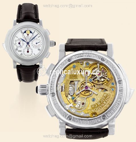 IWC Destriero Scafusia Platinum / English IW1868-18