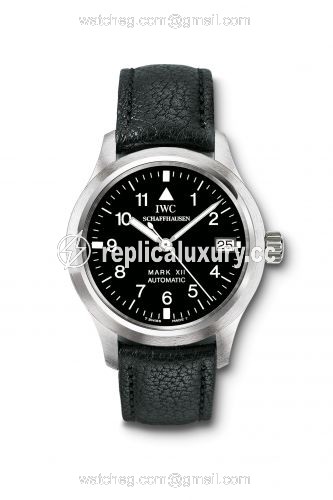 IWC Pilot's Watch Mark XII Stainless Steel / Black / Strap IW3241-01