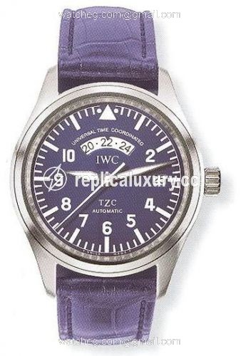 IWC Pilot's Watch UTC Platinum / Blue / Strap IW3251-03