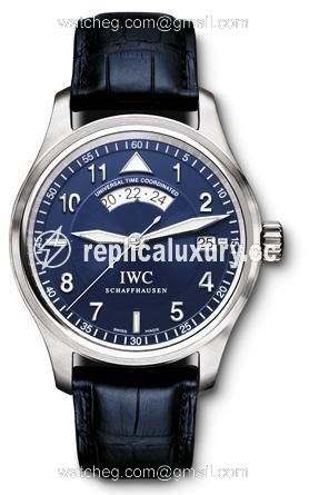 IWC Pilot's Watch Spitfire UTC Stainless Steel / Silver / Strap IW3251-09