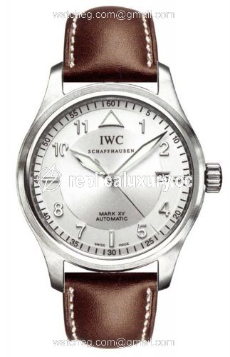 IWC Pilot's Watch Mark XV Spitfire Stainless Steel / Silver / Strap IW3253-13