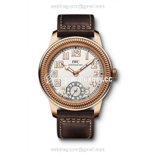 IWC Vintage Pilot's Watch Hand-Wound 1936 Rose Gold / Silver IW3254-03