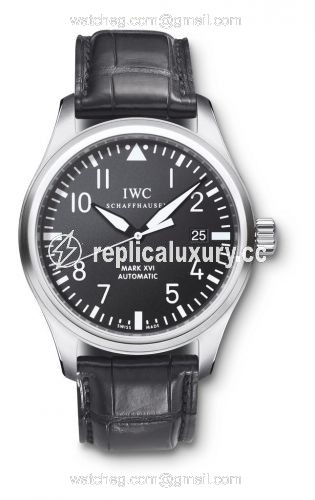 IWC Pilot's Watch Mark XVI Stainless Steel / Black / Strap IW3255-01