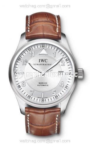 IWC Pilot's Watch Spitfire Mark XVI Stainless Steel / Silver / Strap IW3255-02