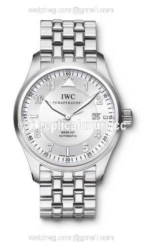 IWC Pilot's Watch Spitfire Mark XVI Stainless Steel / Silver / Bracelet IW3255-05