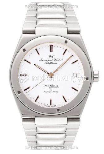 IWC Ingenieur SL Automatic Stainless Steel / White / Bracelet IW3505-01