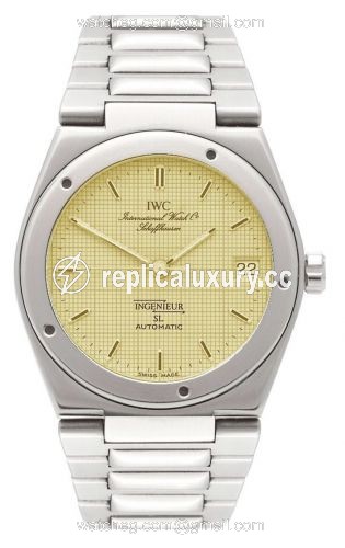 IWC Ingenieur SL Automatic Stainless Steel / Champagne / Bracelet IW3505-04