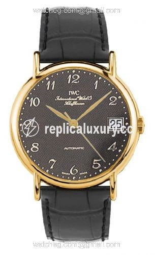 IWC Portofino Automatic Yellow Gold / Black - Breguet / Strap IW3513-04