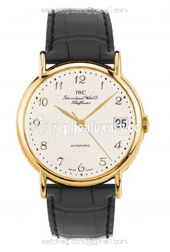 IWC Portofino Automatic Yellow Gold / Silver - Breguet / Strap IW3513-05