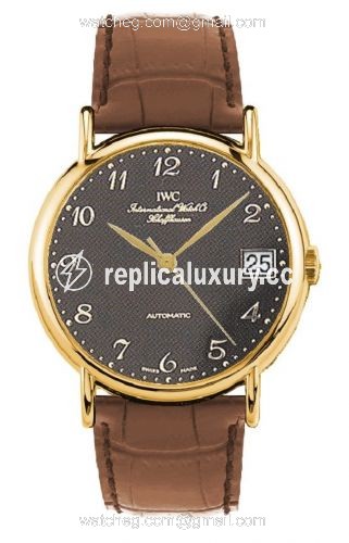 IWC Portofino Automatic Yellow Gold / Black - Breguet / Strap IW3513-09