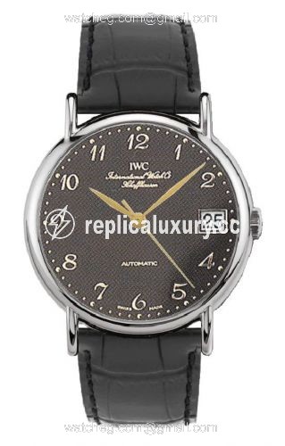 IWC Portofino Automatic Stainless Steel / Black - Breguet / Strap IW3513-21