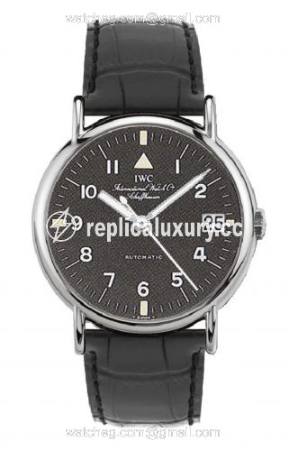 IWC Portofino Automatic Stainless Steel / Black - Pilot / Strap IW3513-22