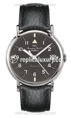 IWC Portofino Automatic Stainless Steel / Black - Pilot / Strap IW3513-26